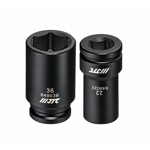 Головки торцевые ударные глубокие 3/4",6-гранные. 649019 JTC Series