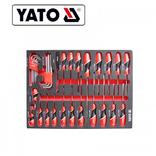 Тележка с инструментами 400шт. YATO, на колесах, 7 ящик, 958x766x465 мм, YT-55302