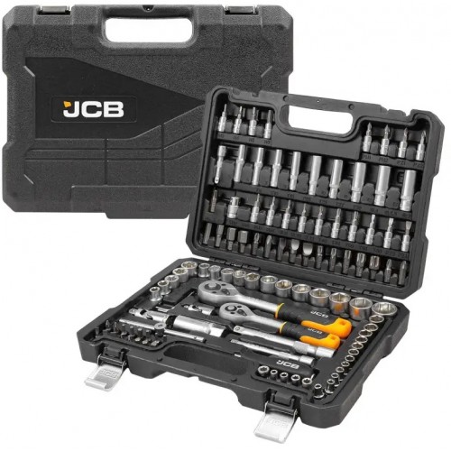 Набір інструментів 108 од. 1/4", 3/8" (6-гр.) (4-22мм) JCB Tools JCB-41082-5DS