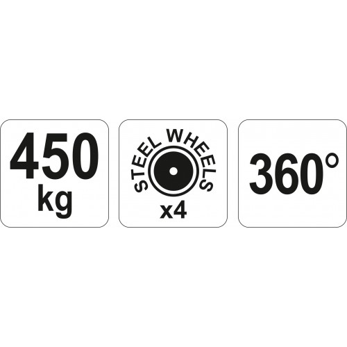 Кантователь двигателя 450кг YATO YT-55570