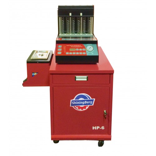 Стенд для диагностики и промывки форсунок ShiningBerg HP-6