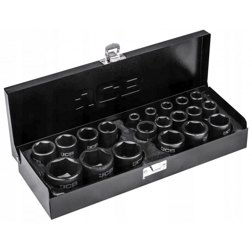 Набор ударных головок 20 ед. 1/2" (6-гр.) (8-32 мм) JCB Tools JCB-8081-5MPB