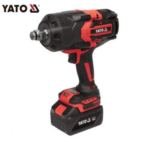 Гайковерт безщітковий акумуляторний YATO 21 В, 6 А*Год, 1300 Вт, квадрат 1", 1800- 2300 Нм, YT-828079