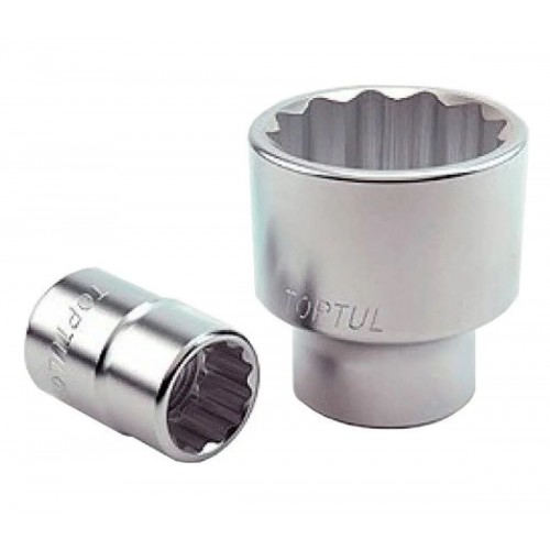 Головка торцевая 3/4",12-гранная, 55мм, длина 76мм. TOPTUL BAEB2455