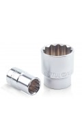 Головка торцевая короткая 12-гранная,квадрат 1/2",10мм, длина 38мм. TOPTUL BAEB1610