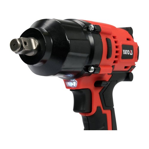 Гайковерт ударний акумуляторний безщітковий YATO 700 Нм; 1/2", з набором ударних головок 17 предм. YT-82807