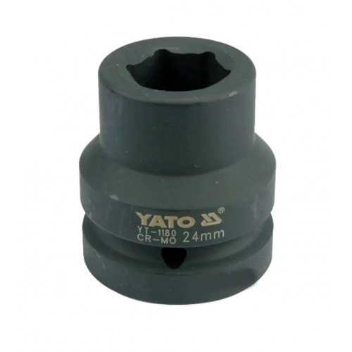 Головки торцеві ударні 1", 6-гранні. YATO YT-1180 Series