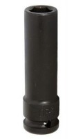 Головка ударная глубокая 3/8",6-гранная,17мм, длина 63мм. FORCE 4356317 F