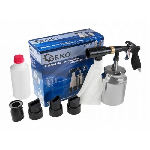 Пескоструйный пистолет с песком 1000 гр., G01196 GEKO