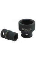 Головка торцевая ударная 1/2",27мм,6-гранная, короткая, длина 42мм. TOPTUL KABA1627