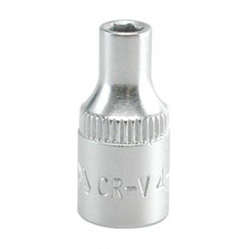 Головки торцевые короткие 6-гранные,квадрат 1/4",длина 25мм. YATO YT-1401 Series