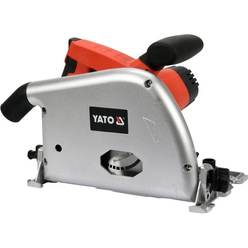 Пила дисковая сетевая погружная YATO: P=1,3 кВт, диск Ø=165/20x2,4мм, угол 45-90°