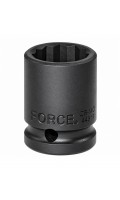 Головка ударная 1/2",12-гранная,11мм, длина 38мм. FORCE 44811 F