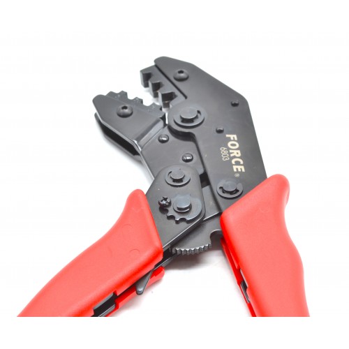 Клещи обжимные для клем 0,5-6,0 мм2 FORCE 6803 F