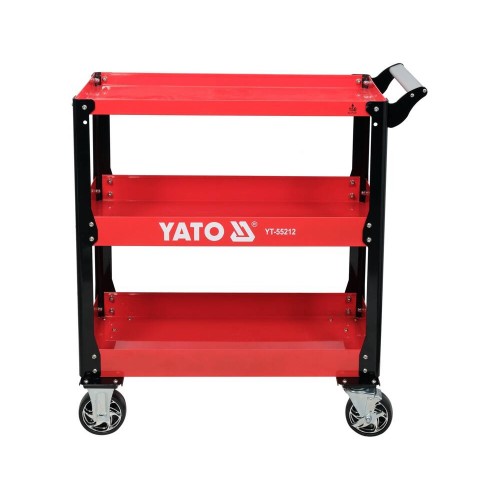 Тележка мастерская YATO 3-уровневая на 4 колесах для погрузки- 150 кг 955x 880x 405 мм YT-55212