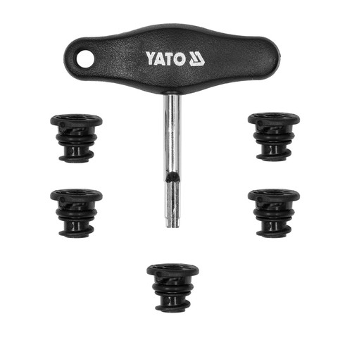 Набір для обслуговування маслозливних пробок автомобілів VAG 6пр. YATO YT-05994