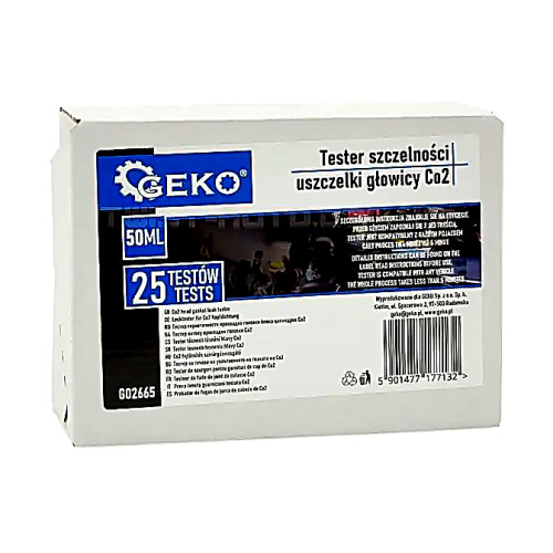 Мини тестер герметичности прокладки головки блока цилиндров,25 тестов. GEKO G02665