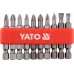 Набор бит PH,PZ,SL, 1/4" в кассете, длина: 50мм, 10шт. YATO