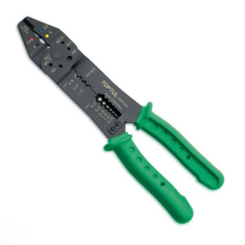 Кліщі для обтиску клем і зняття ізоляції.TOPTUL DIBB1009