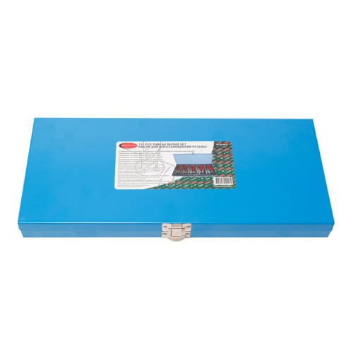 Набор инструмента для восстановления резьбы (M5–M12),130 предметов. RF-9130U1