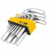 Haбир Г-образных ключей шестигранных JCB Tools 2 мм - 19 мм 13шт. JCB-5137