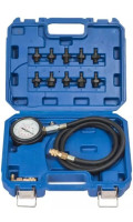 Тестер давления масла (0-10 bar) в кейсе,14шт. Rewolt T7130