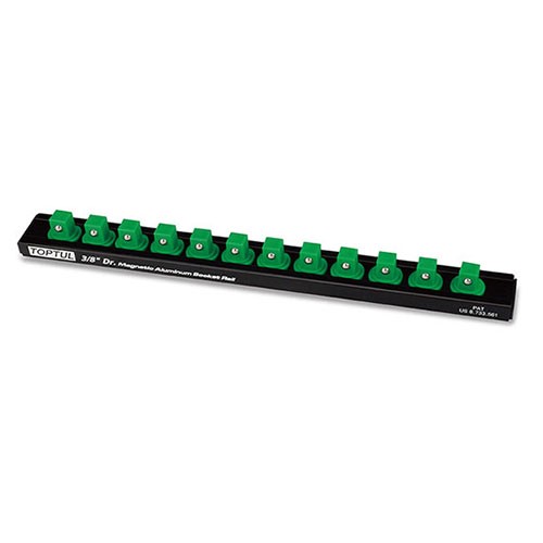 Держатель для головок (планка магнитная) 1/2"*260*10PCS  TOPTUL PBKB4B2610