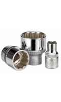 Головка торцевая двенадцатигранная 3/8",10мм, длина 28мм. FORCE 53910 F