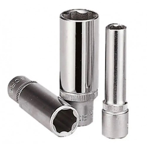 Головка торцева глибока 1/4",Surface Drive, розмір 12мм, довжина 50мм. FORCE 5275012 F