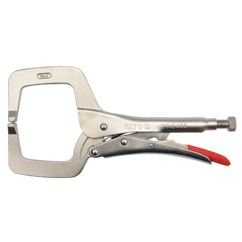 Клещи зажимные глубокого захвата C-типа, 280мм. YATO YT-2468