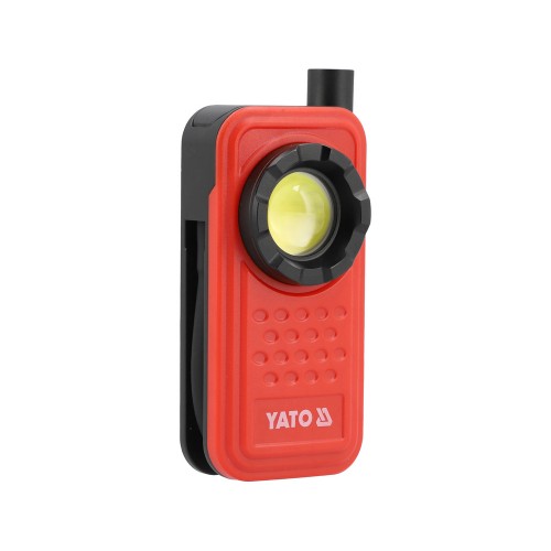 Фонарь диодный с гибкий 3 в 1 YATO Li-Po 3.7 В, 800 мАГод, 600 Lm, 4 режима YT-08554