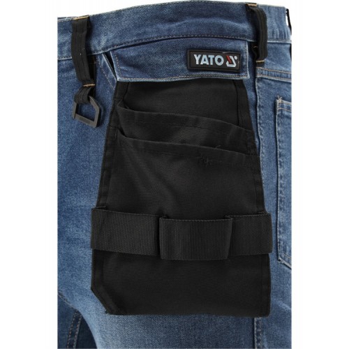 Брюки рабочие Stretch Jeans YATO: размер L.  YT-79052