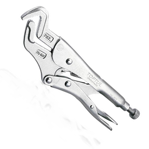 Клещи зажимные с фиксатором R-типа, 230мм. TOPTUL DMAD1A09