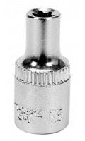 Головка торцева TORX E5,квадрат 1/4",довжина 25мм. YATO YT-05212