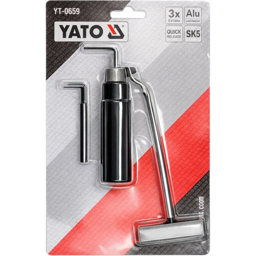 Набор для демонтажа вклеенного автомобильного стекла,3 предмета. YATO YT-0659