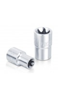 Головка торцевая короткая E-TORX E6,квадрат 1/4",длина 25мм. TOPTUL BAED0806