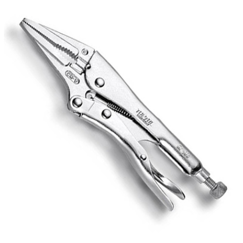 Клещи с фиксатором, длинные губки 150мм. TOPTUL DAAS1A06