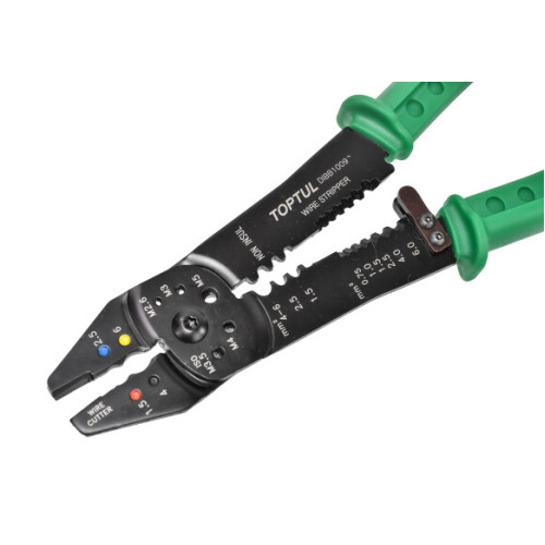 Кліщі для обтиску клем і зняття ізоляції.TOPTUL DIBB1009