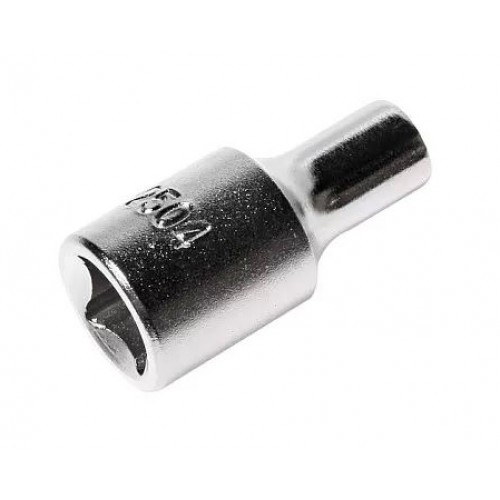 Головка торцева коротка 6-гранна 4мм,квадрат 1/4". 22504 JTC
