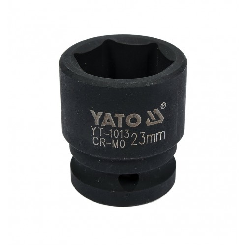 Головка торцевая ударная 1/2",6-гранная,23мм, длина 39мм. YATO YT-1013