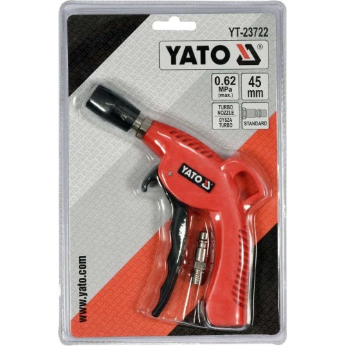 Продувочный пистолет с турбонаддувом YATO YT-23722