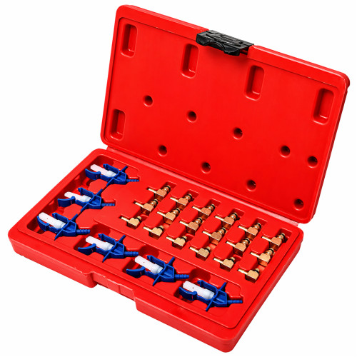 Набор адаптеров для тестера обратки форсунок (Common Rail),24 предмета. FRSG F-04A3025