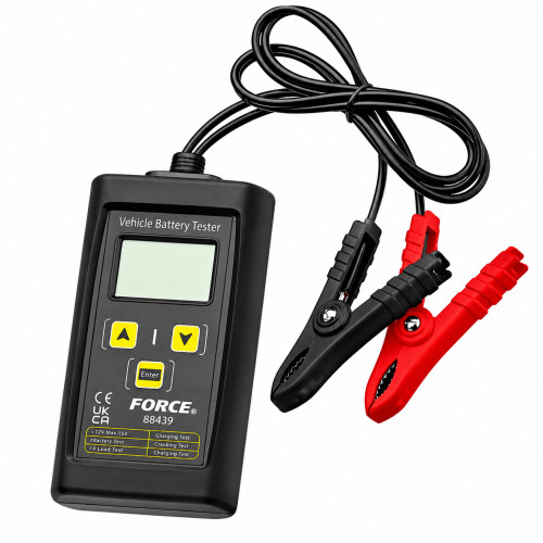 Тестер автомобільних акумуляторів 12V. FORCE 88439 F