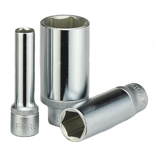 Головка торцева 3/8",6-гранна,18мм, довжина 63мм. FORCE 5356318 F
