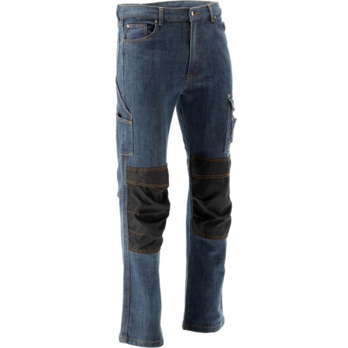 Штани робочі джинс стрейч MARА YATO розм 3XL/ 106-110см, ріст- 190-196см, гран 10 киш, 71% ба 25% по