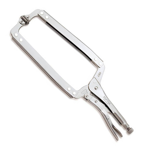 Клещи зажимные с фиксатором C-типа,460мм. TOPTUL DMAA1A18