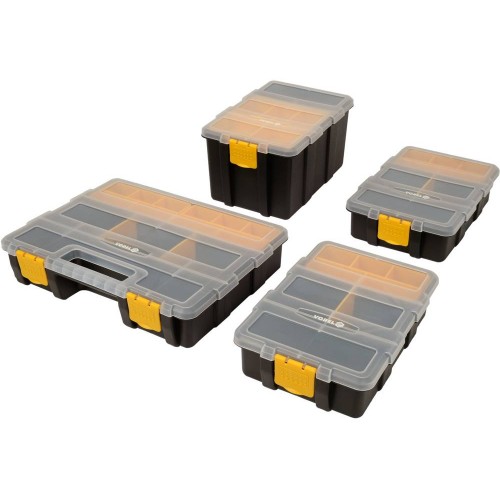 Органайзеры в наборе 4 ед. VOREL: 2- 22x 15.5x 6 см, 1- 22x 15.5x 12 см, 1- 22x 29x 6 см [78788]
