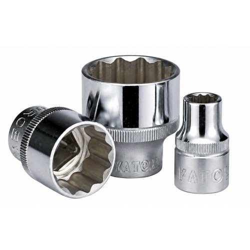 Головка торцева 3/8",12-гранна,23мм, довжина 32мм. FORCE 53923 F