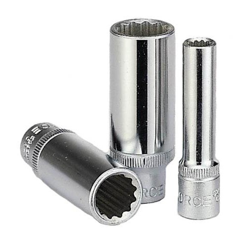 Головка торцева глибока 1/4",12-гранна, 8мм. FORCE 5295008 F