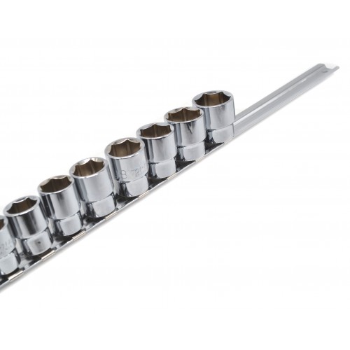 Набор головок 3/8" 16ед. 6~22мм (на планке) TOPTUL GAAQ1201U